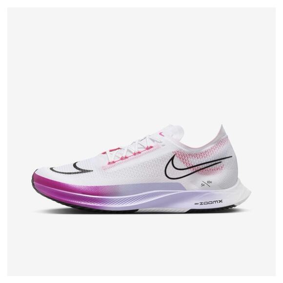 Nike ZoomX Streakfly White Vivid Grape Running Shoes DJ6566-104 Men\'s Size 11